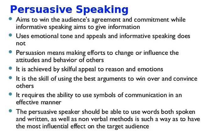 The Art of Persuasive Speaking