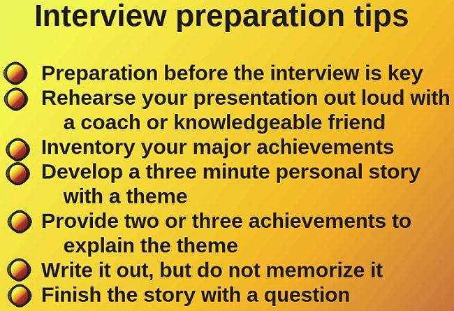 How to prepare adequately for an interview