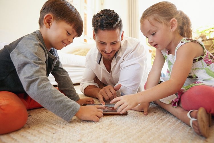 Choose games that parents and kids can play together