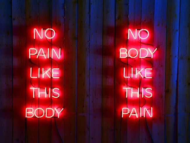 Learn to say NO to pain