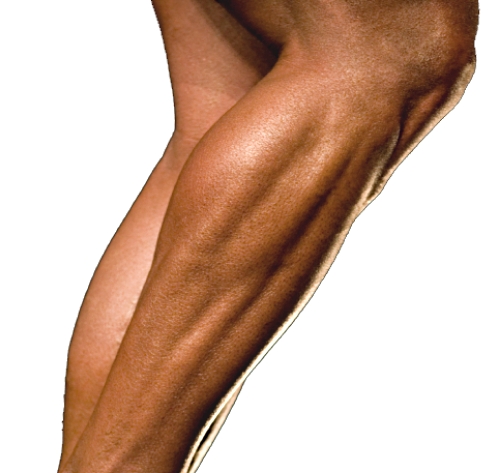 Calf Muscle Cramping: Public Domain Image