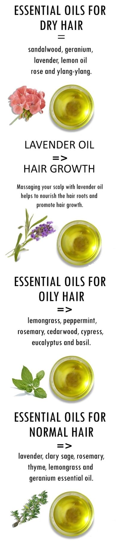 Ways to using natural essential oils for keeping your hair healthy, shiny and manageable