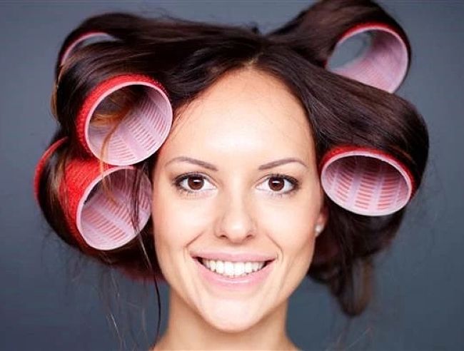 The classic 'curlers' are still an effective way of adding volume to your hair without using chemicals