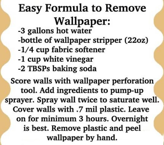 One method for removing wallpaper. See more methods and great advice in this article