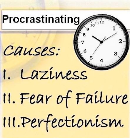Learn how to stop Procrastinating and get on with it - Just do it Now! Tomorrow never Comes