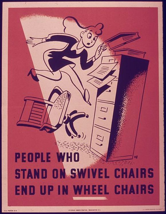Early Poster about Squeaky chairs